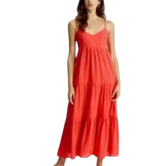 UNSUBSCRIBED Women’s Vibrant Orange Maxi Dress - Picture 1 of 13